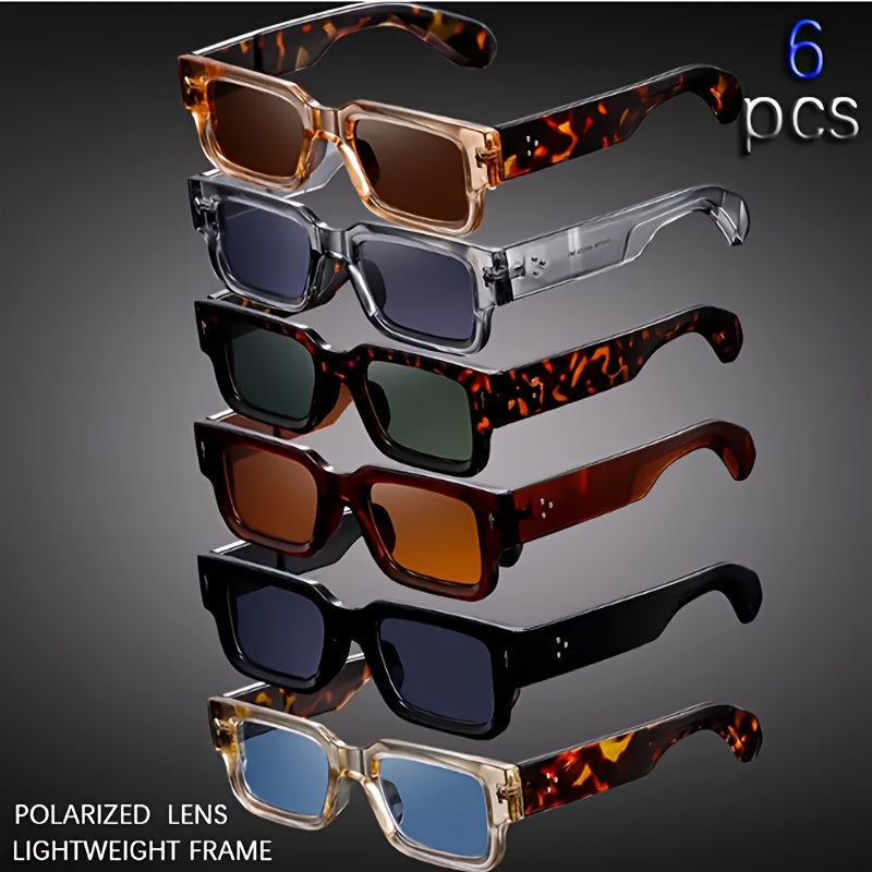 

Lot de 6 Lunettes Rétro Hommes et Jeu