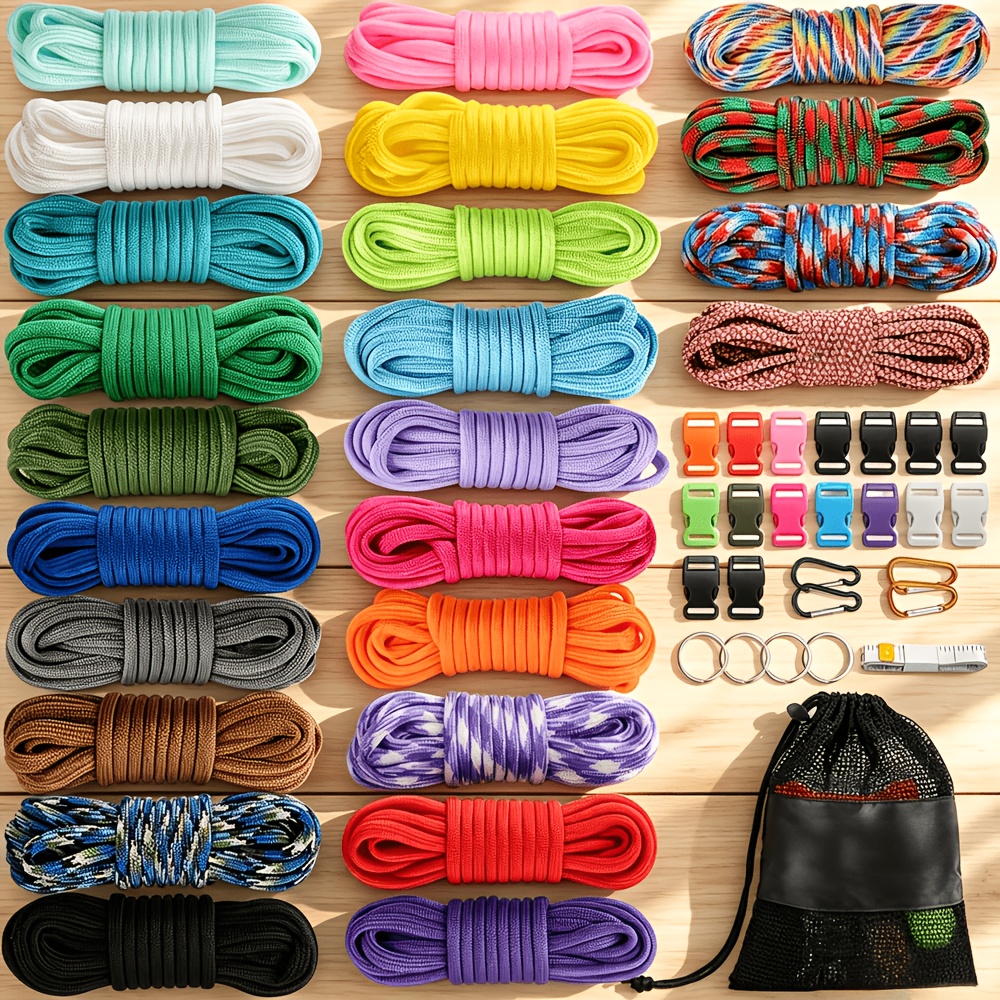 TEMU Cord Material Kit, Complete Set Of For Weaving Bracelets And Pendants.
