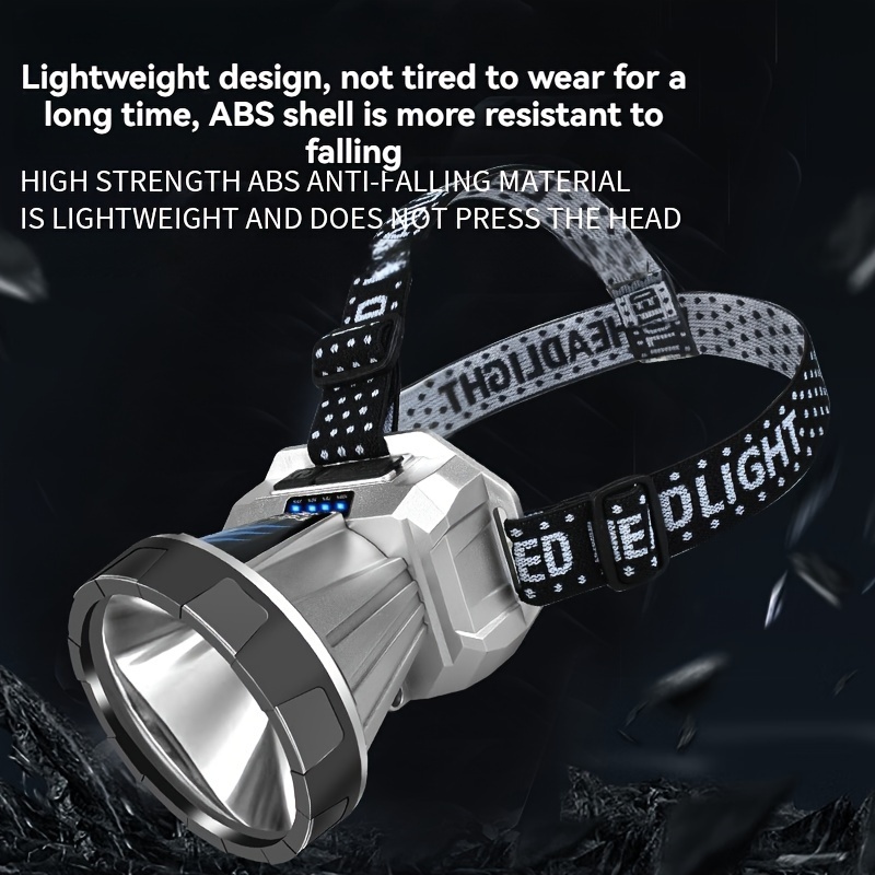 

1pc Rechargeable Headlight, High Power Portable 40 Leds Headlamp For Outdoor Camping Hiking