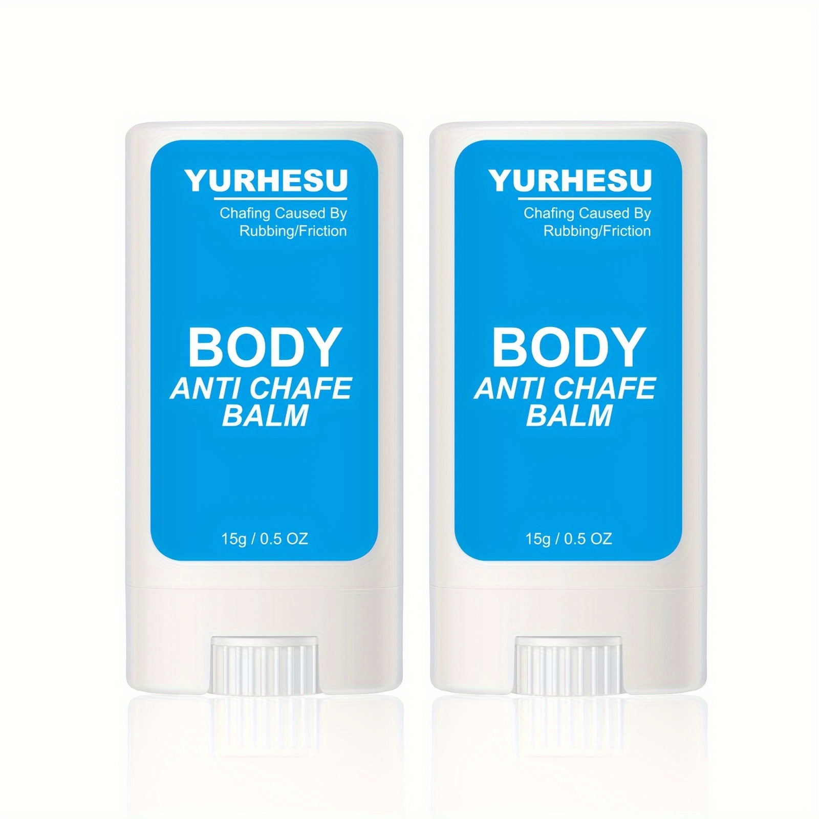 Image of 2 Units Of Anti-chafe Body Balm: A Moisturizing Balm Designed For Individuals - Enriched With Coconut Oil, Waterproof And Resistant To Sweat, Ideal For Sports, Daily Use, And Travel - From Friction