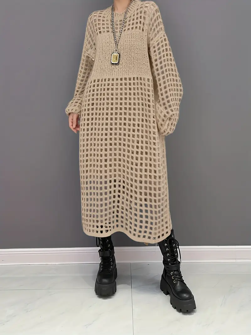 distressed sweater dress fashion nova No Need To Distress Sweater Dress - Cream