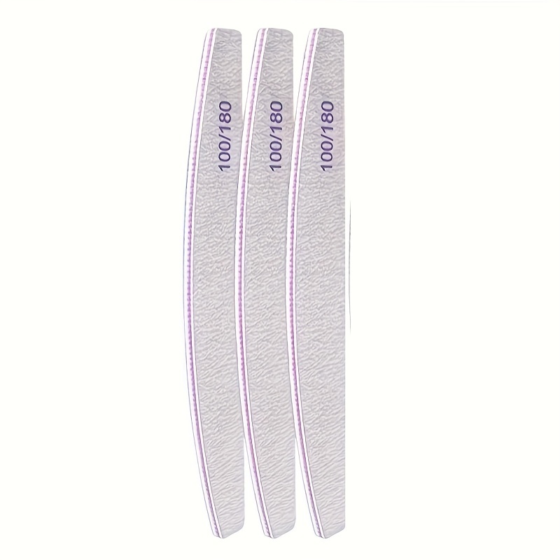 

3/6/10pcs, /180 File Buffers: Reusable Manicure , Double Sided Files For - No