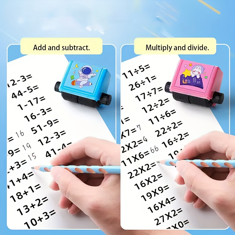 math roller stamp sold on Temu Australia