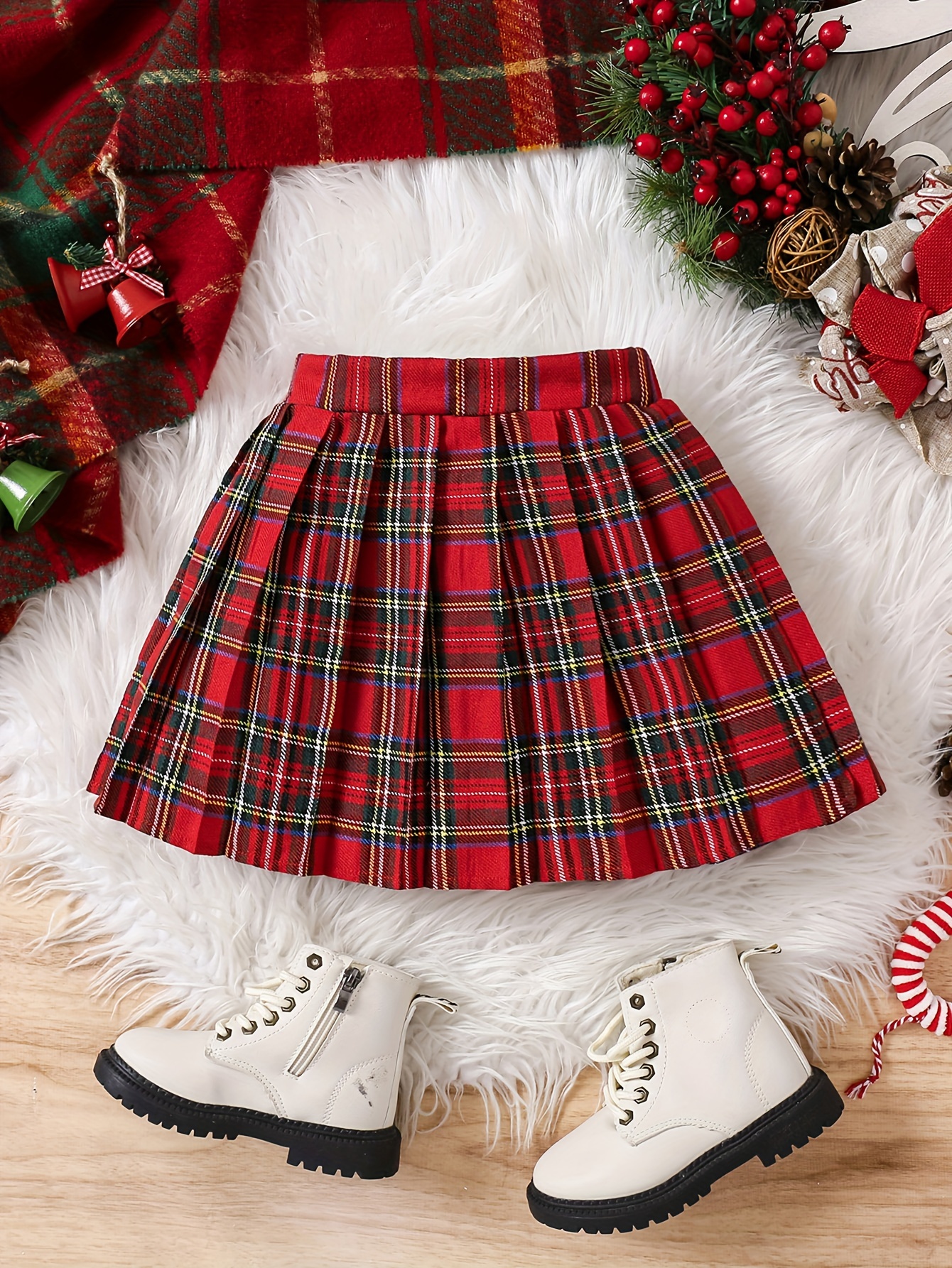 Plaid skirt toddler best sale