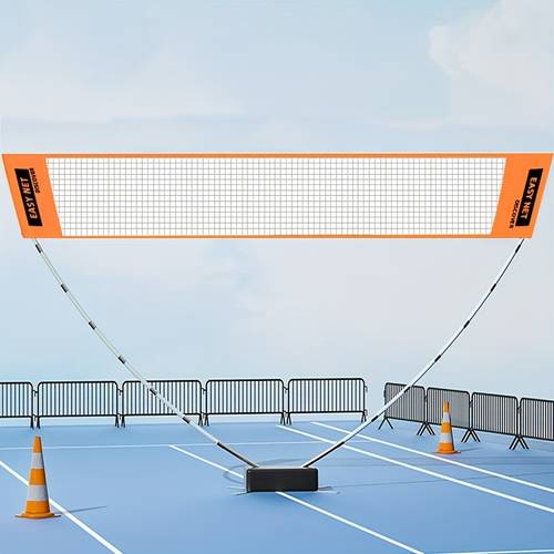 portable badminton net foldable nylon net and carry to assemble and disassemble ideal sports net for tennis badminton or volleyball