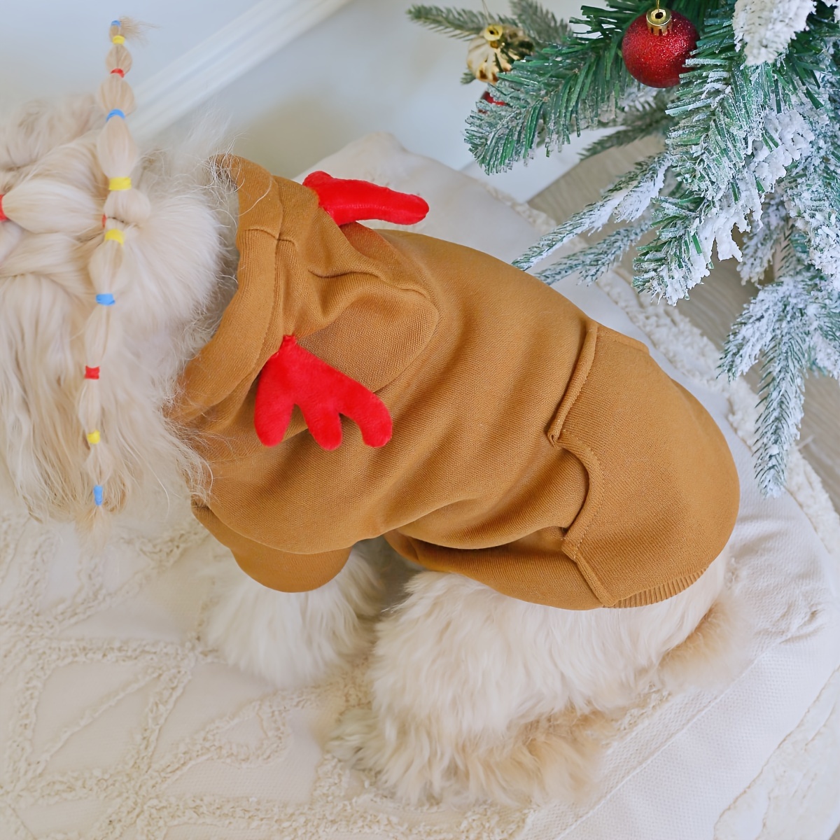 Koneseve Fleece-Kapuzenpulli Für Hunde – Warm, Weich, Mit Tasche, Für Mittelgroße Bis Große Hunde