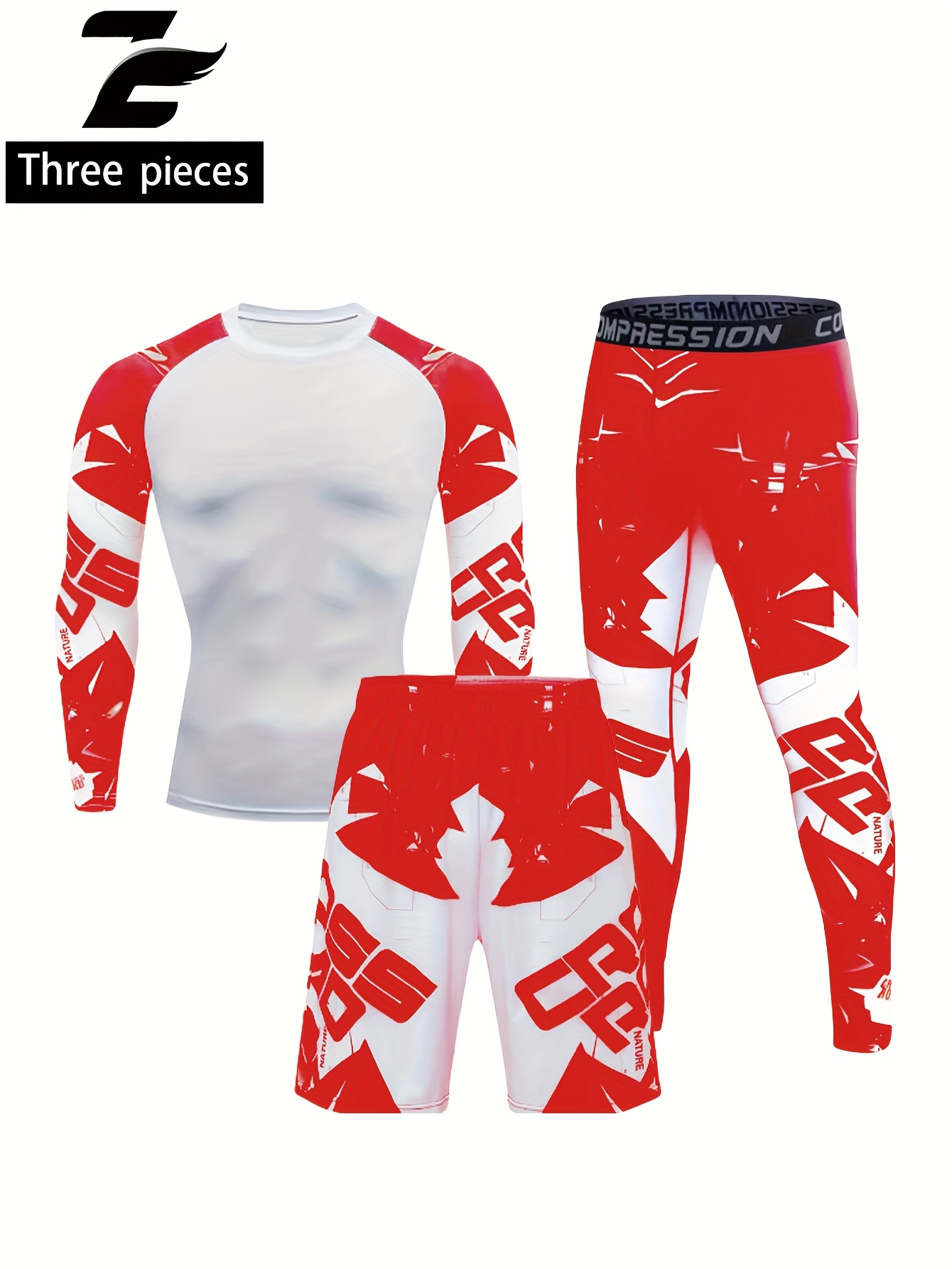 conjunto deportivo compresión camuflaje hombre piezas Temu Brazil