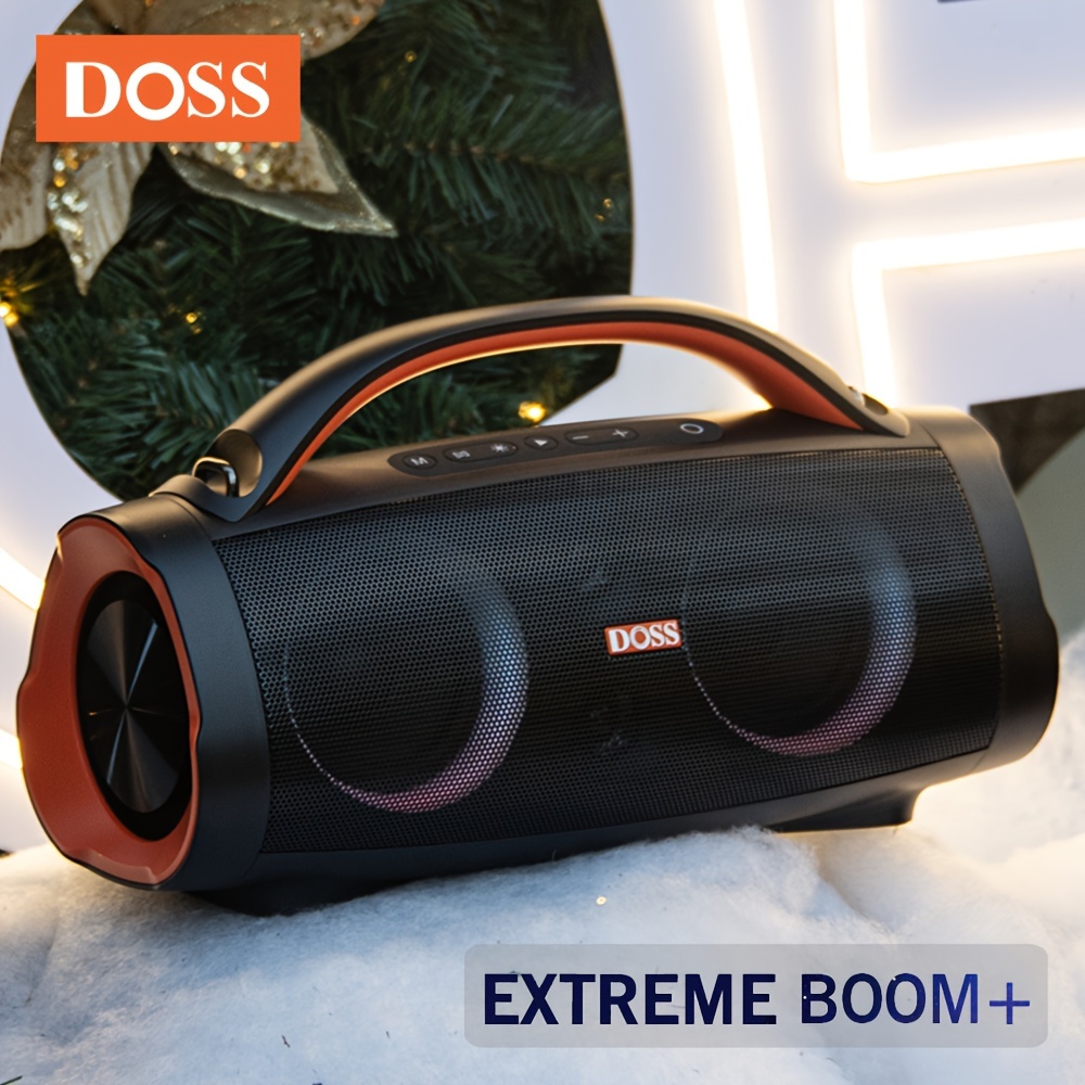 DOSS Portable Extreme Boom Pro Bluetooth Speaker with 100W Sound