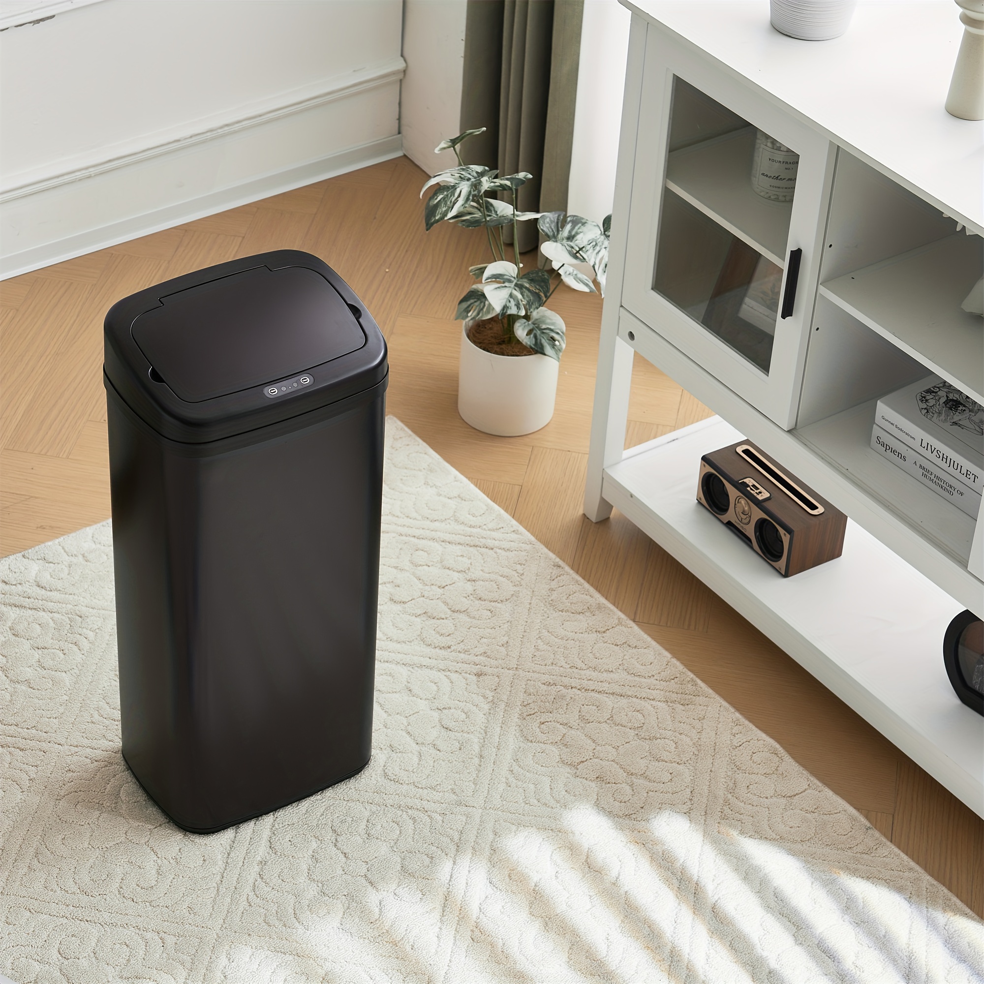 ⚫︎美品⚫︎山善 自動開閉 ごみ箱 ブラック HST-45R(BK) ⚫︎美品⚫︎山善 自動開閉 ごみ箱 ブラック HST-45R(BK) YAMAZEN