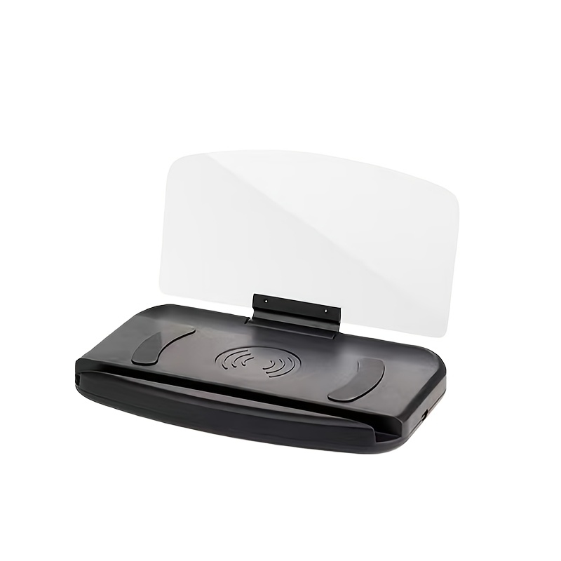 TEMU Wireless Car Display & Phone Holder With Hd Projection Dashboard Projector Suitable For Navigation, Smartphone Mount, Compact For Vehicles, ,