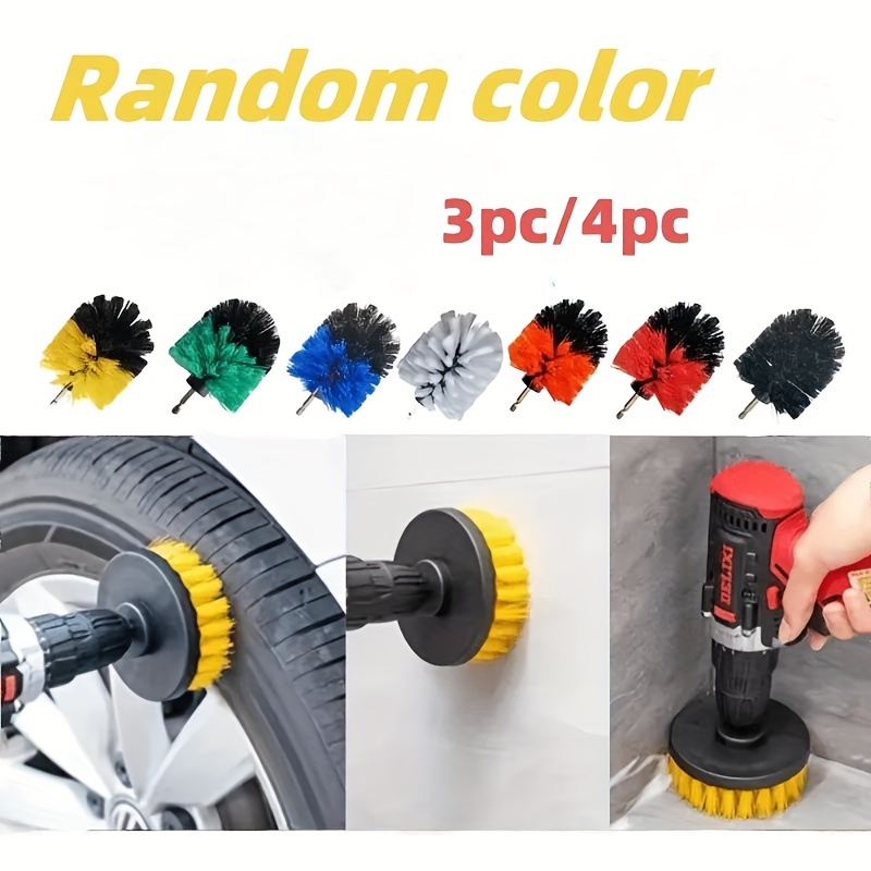 

3-piece Multi-color Electric For Easy Cleaning - Versatile Attachment Kit For Grout, Floors, Tiles, Showers, Kitchens & Cars