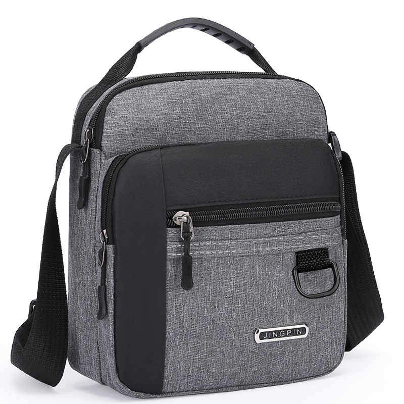 TEMU Lightweight Adjustable Crossbody/shoulder Bag - Vertical Zipper Wallet Carrier, Portable Travel Suitable For Travel, Casual Use - Unisex Payment