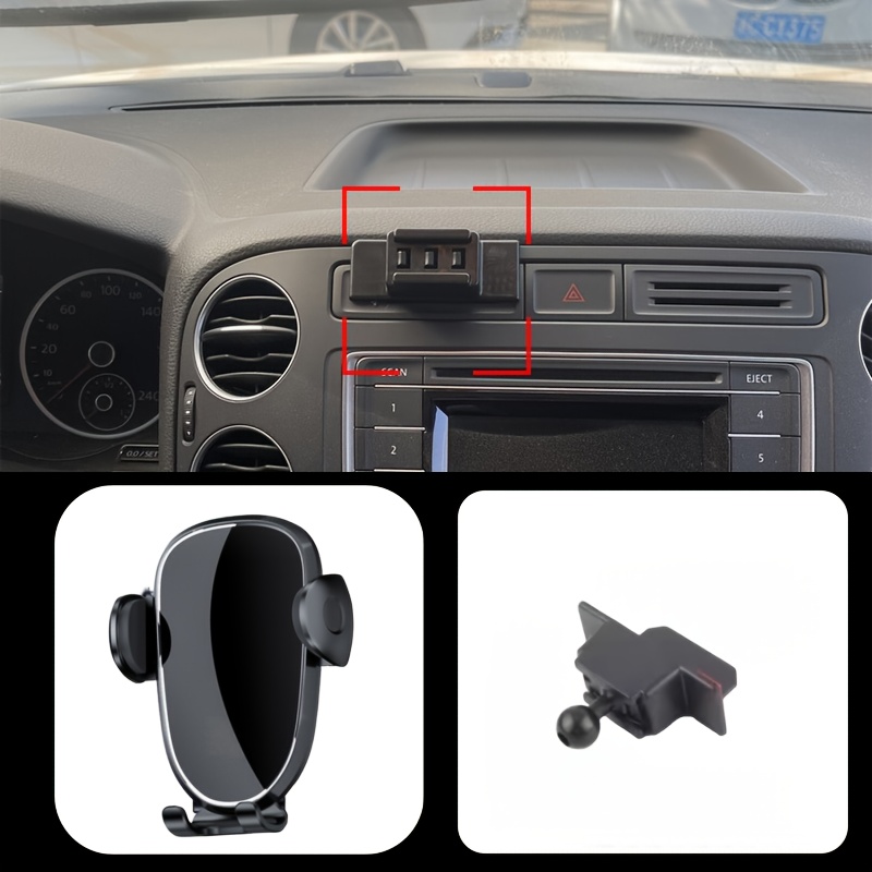 Suitable For 2010-2016 For Tiguan, Old Style Tiguan Phone Holder, Left-hand Drive Model, Air Vent Accessory, Gps Navigation Phone Mount