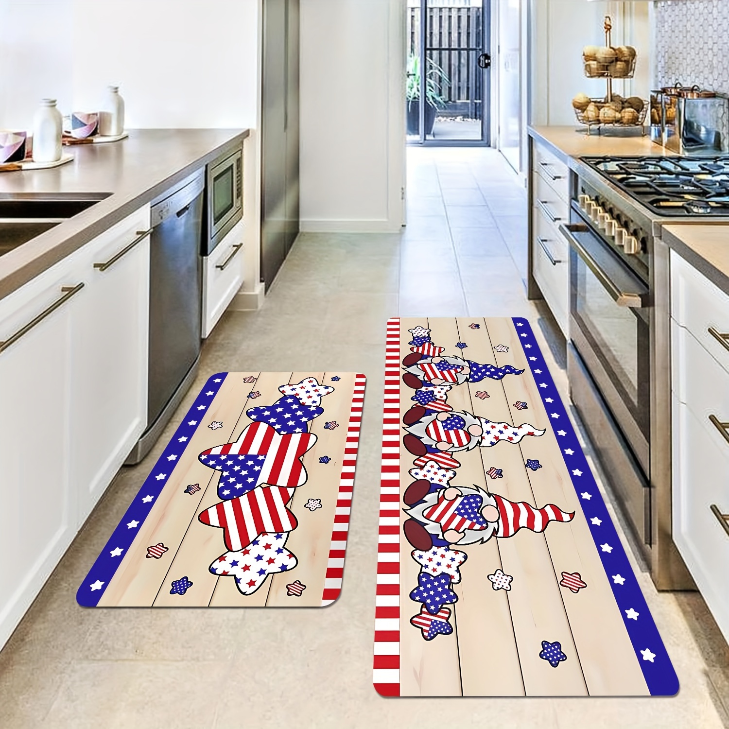 American flag star pattern decorative floor rug comfortable temu ireland