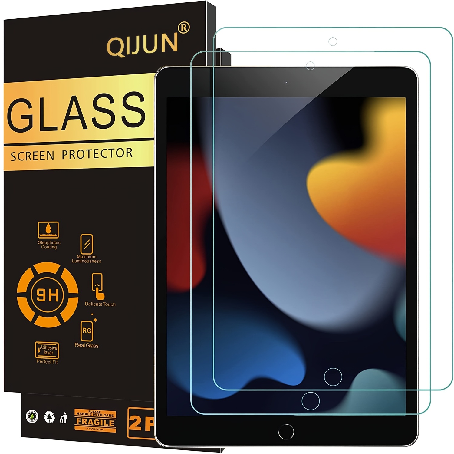 

2pcs Of Tempered Glass Screen Protectors For Inches, Compatible With ///10th/9th/8th/7th/6th/5th/mini 7/6, Compatible With Pro 11 From 2018 To 2024 (1st To 5th Generation)