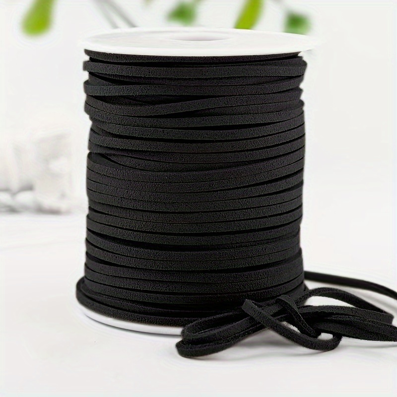 Brown Suede For Coffee, Suitable For Crafting Bracelets, Necklaces, Bead Projects, And Jewelry Making, In Rolls Of Size 50/1, In Black And Brown Shades, Perfect For Handmade Christmas Decorations