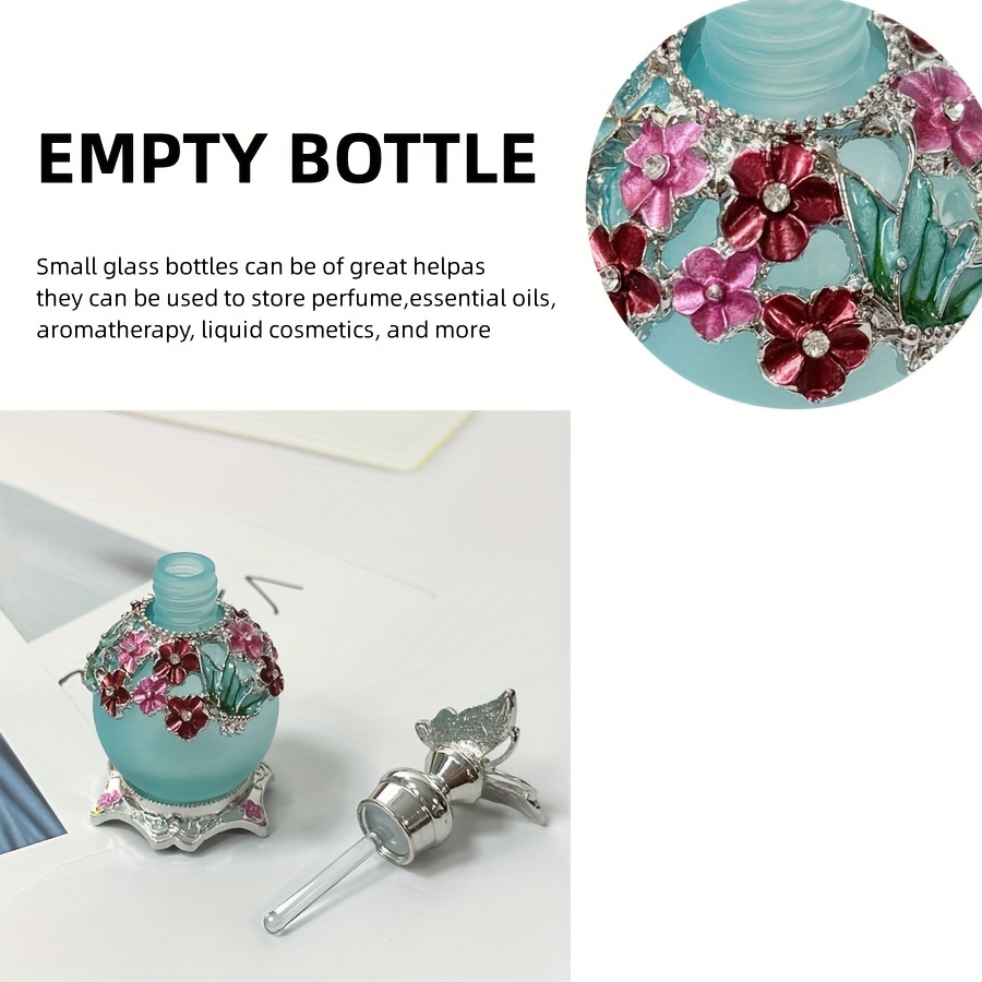 15ml blue enamel painted dropper glass bottle Temu United Arab