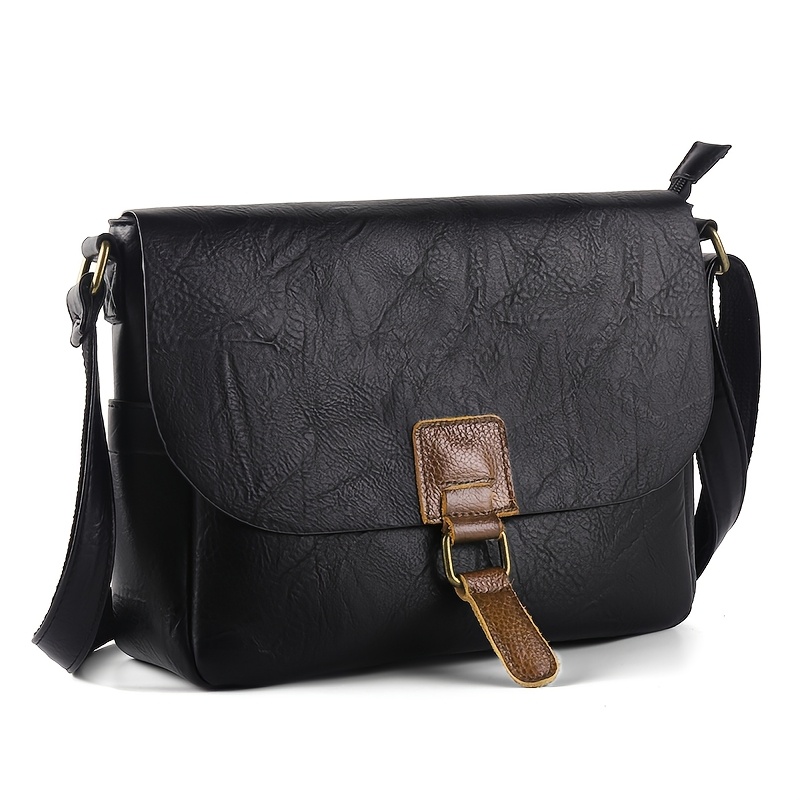 2024 Retro Street Style Likebag | Western Cowboy Large Capacity Crossbody Bag | Women's Casual Shoulder Bag With Adjustable Strap, Closure, Polyurethane Lining, Painted Edges