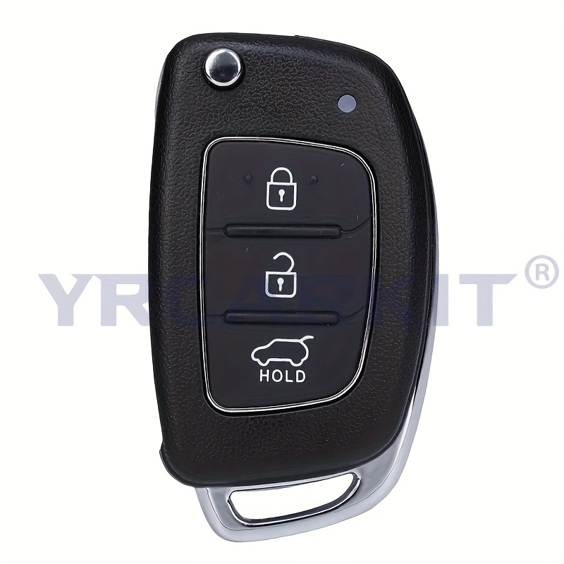 3/4 Buttons Remote Case Fob Flip Folding Car Key Shell For For For Santa Fe For Accent I40 For
