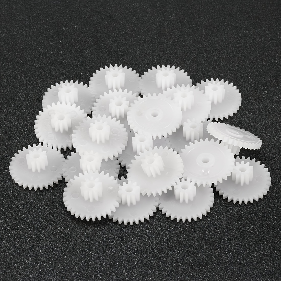 Kit d'engrenage de moteur 80 pièces, engrenages en plastique, poulie