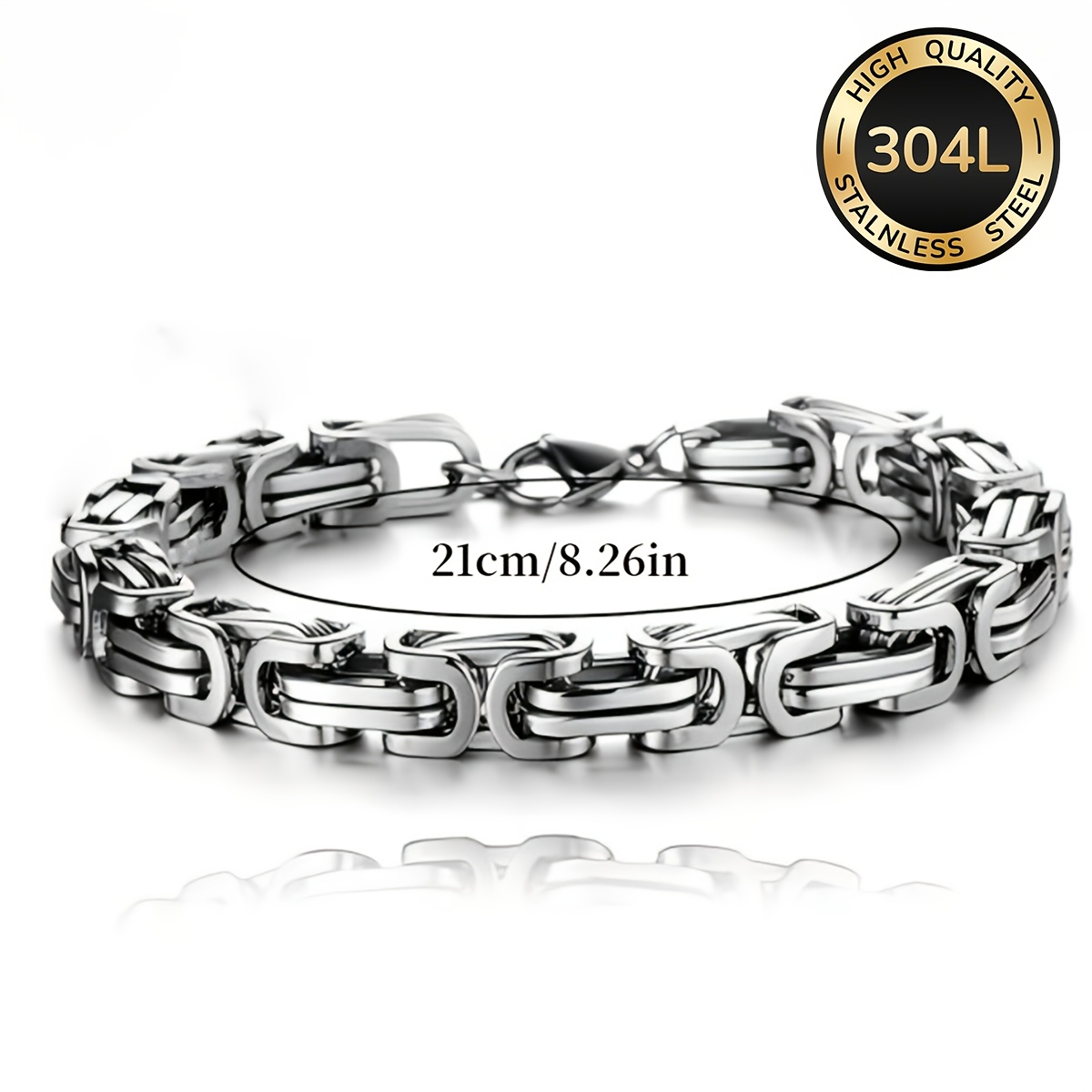 Minimalist High-Quality 304L Stainless Steel Bracelet, Stylish Gift