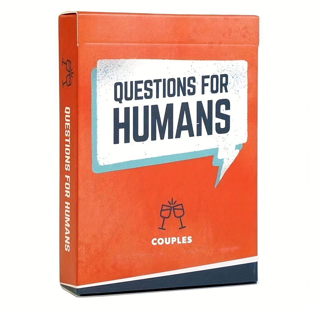 Questions for Humans Couples Cards - Trust & Intimacy Building Game for Relationship Building, Conversation Starter Cards for Couples, Fun Date Nights & Relationship Activities, Interactive Card Game | Durable Card Stock, Card Games for Couples
