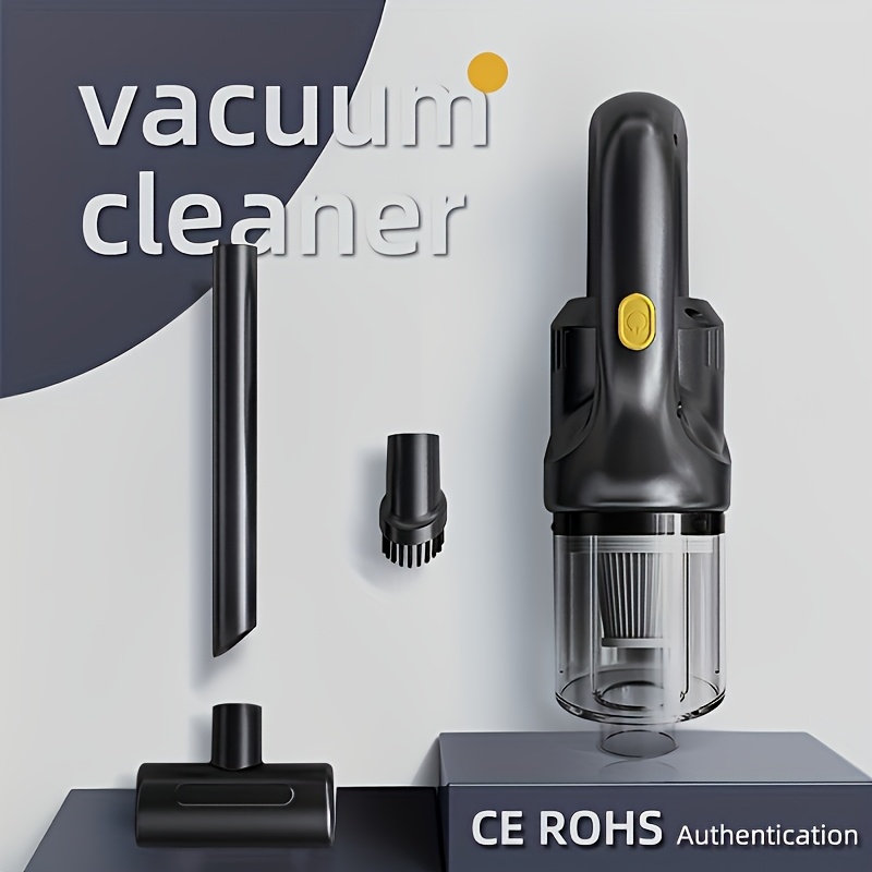 TEMU Rechargeable Cordless Vacuum Cleaner, Ultra-lightweight And Portable, Effortless Cordless Cleaning, Powerful Suction, High Efficiency For