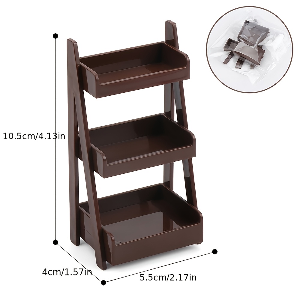Mini Portable Multi-Layer Storage Rack for Kitchen, Bathroom & Office