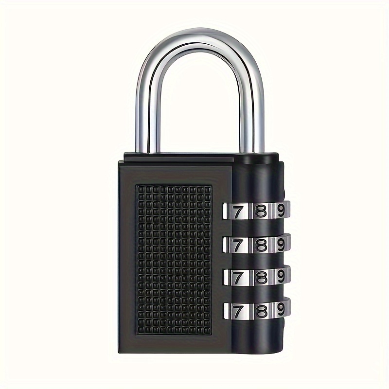E-shop 3/4-stelliges Passwort-Reset-Schloss und Vorhängeschloss. , sicher und , geeignet für Fitnessstudios und Sportkabinen, Büro- und