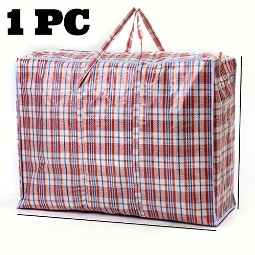 1 3pcs oversized pvc zipper storage bag durable reusable organizing bag for clothes laundry and bedding ideal for moving and daily use color random