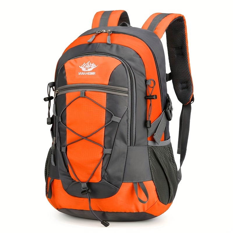 TEMU Multi Functional Outdoor Mountaineering Bag, Lightweight Travel Hiking Luggage Storage Backpack, Can Fix Hiking Poles