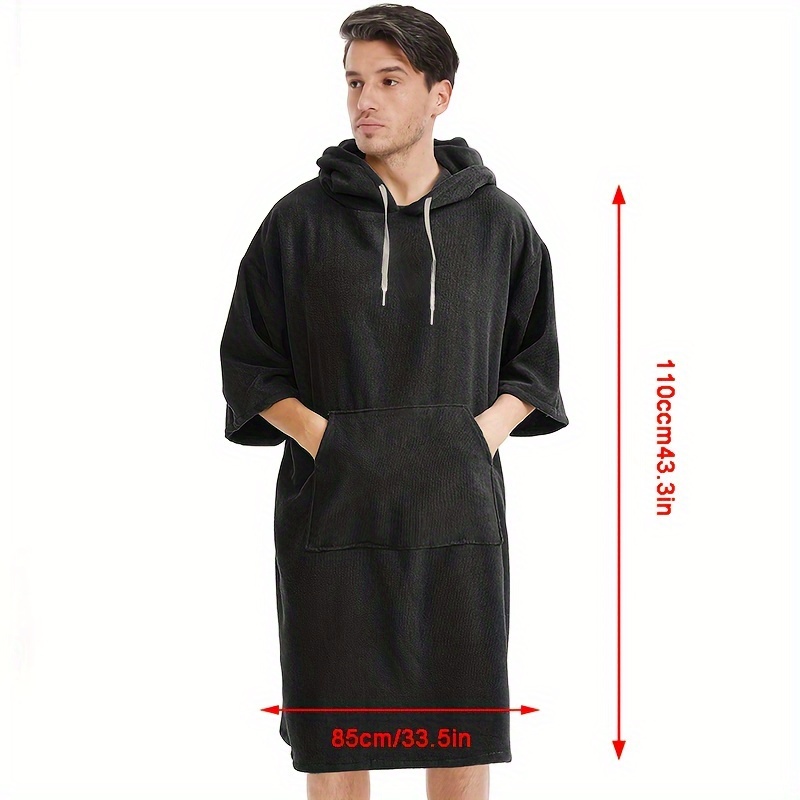 Vestaglia da Spiaggia Cambiamento e per un Tessuto in  Microfibra Assorbi l'Acqua e Asciuga Copertura che assorbe 