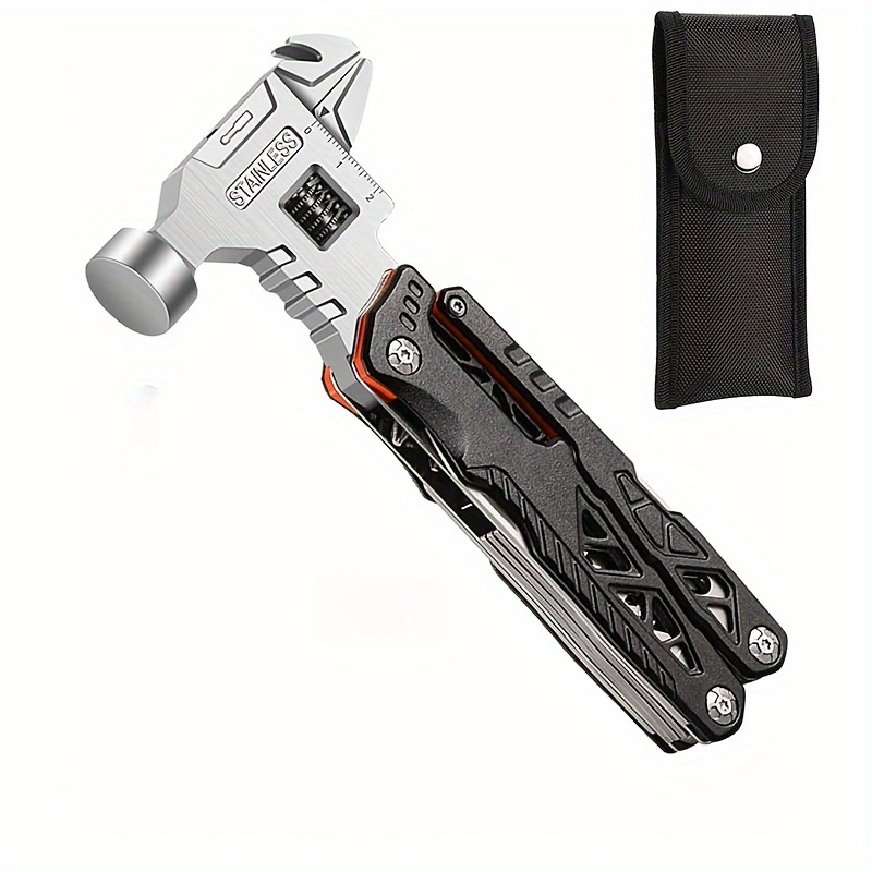 

Upgraded 18-in-1 Multitool, Steel Multitool Replaceable Alloy Steel Blades , , , To Survival, Camping & ()