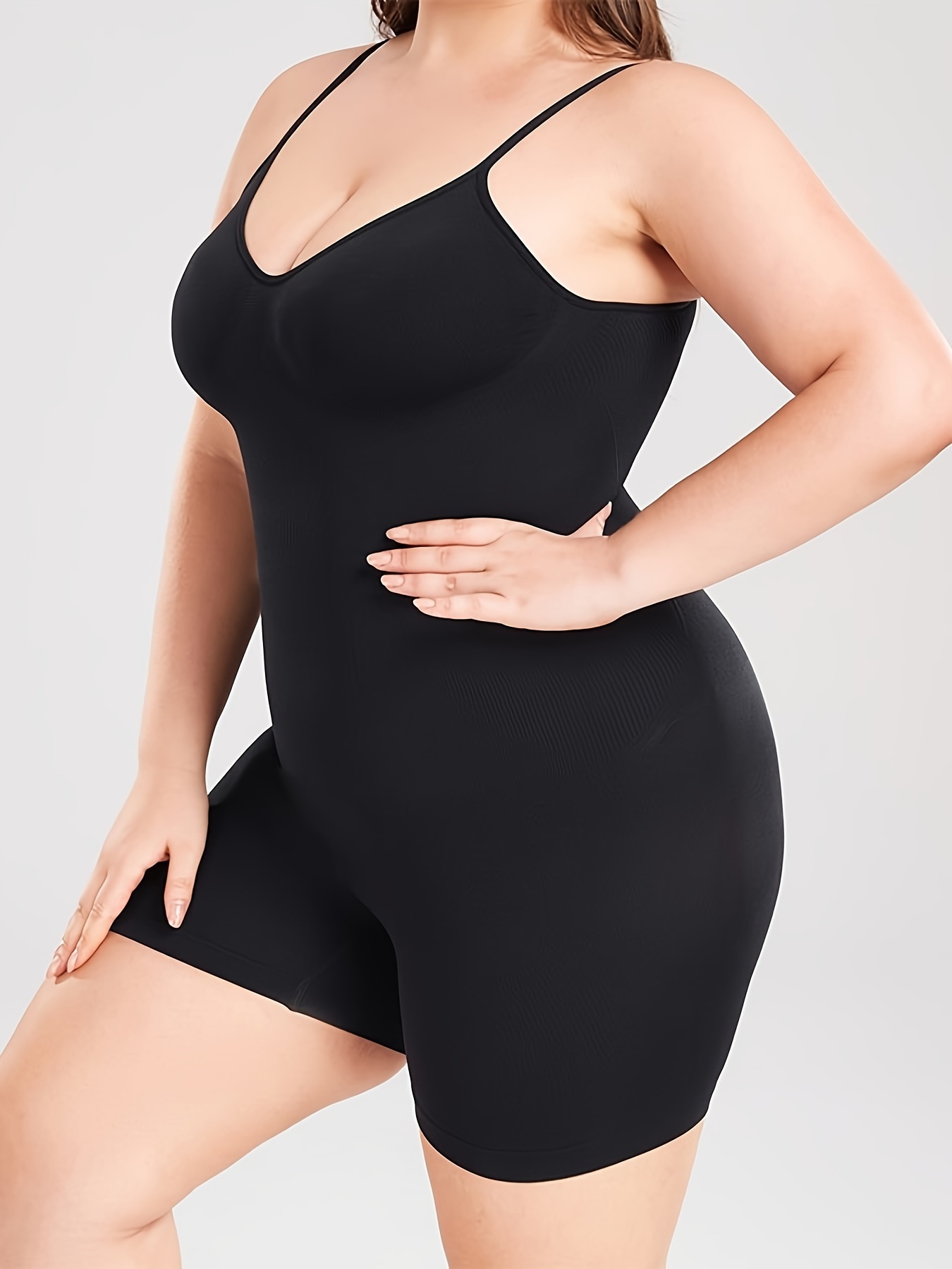 SDJMa Plus Women' shapewear Tummy Control Body Shaper Breast Lift Bodysuit  Hook Closure Tightening Clothing