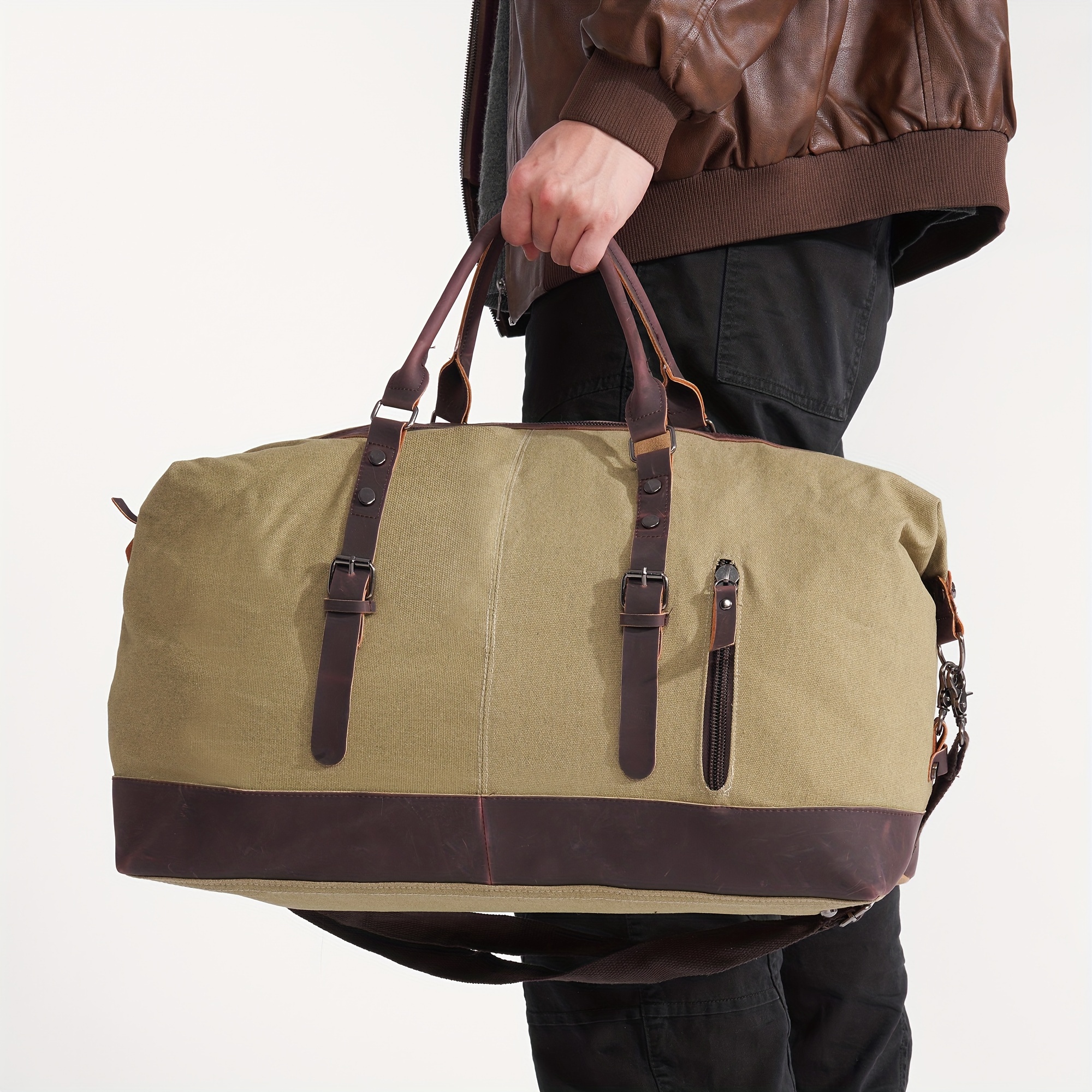 

Large Bag - Handles, For & Gym Use - In Khaki/