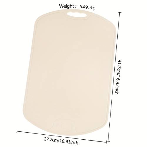 kitchen silicone cutting board 3 sizes 16 42x10 91inch 14 92x9 72inch 12 01x8 07inch double sided food grade with hanging hole and juice suitable for meat and vegetables non slip