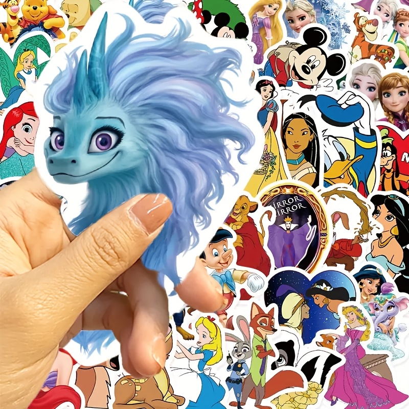 

50 Officially Licensed Disney Character Stickers Featuring Princesses And Mouse, Suitable For Decorating Laptops, Tablets, And Luggage. Perfect Gifts For Christmas, Halloween, And Thanksgiving For .