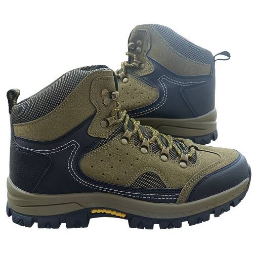 womens hiking boots all terrain traction tpr sole slip resistant outdoor shoes with cushioned insole brown for trekking camping