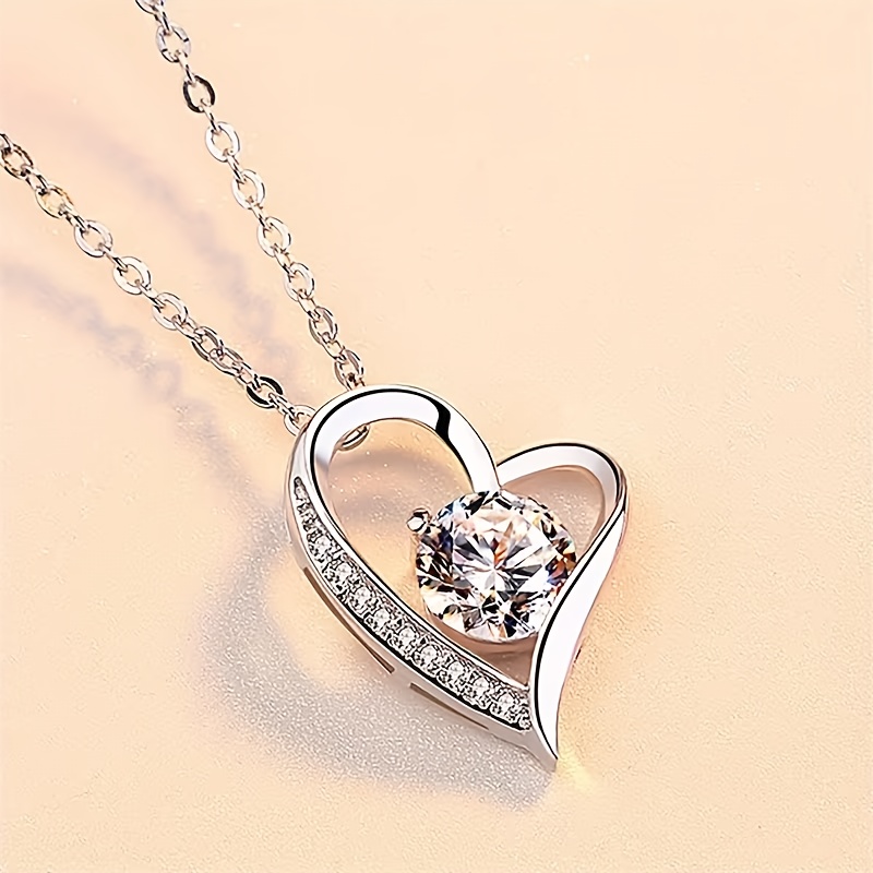 Exquisite Heart-Shaped Necklace Gift Box Set for Sisters