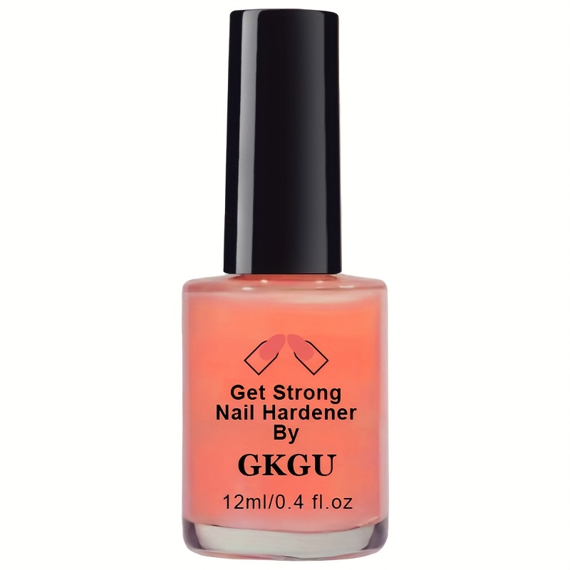 TEMU Alcohol-free Keratin-based Natural Pink Nail Strengthener - Anti-breakage & Anti-chipping Formula, Long-lasting Nail Polish For Soft & Thin Nails, Smooth Application, Fragrance-