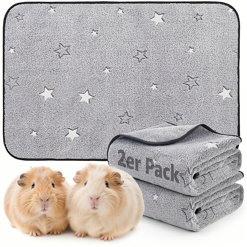 Image of Pick For Life & Ultra Absorbent Pee Pads For Guinea Pigs And Rabbits Reusable Fleece Cage Liners For Cages, Floors & Sofas