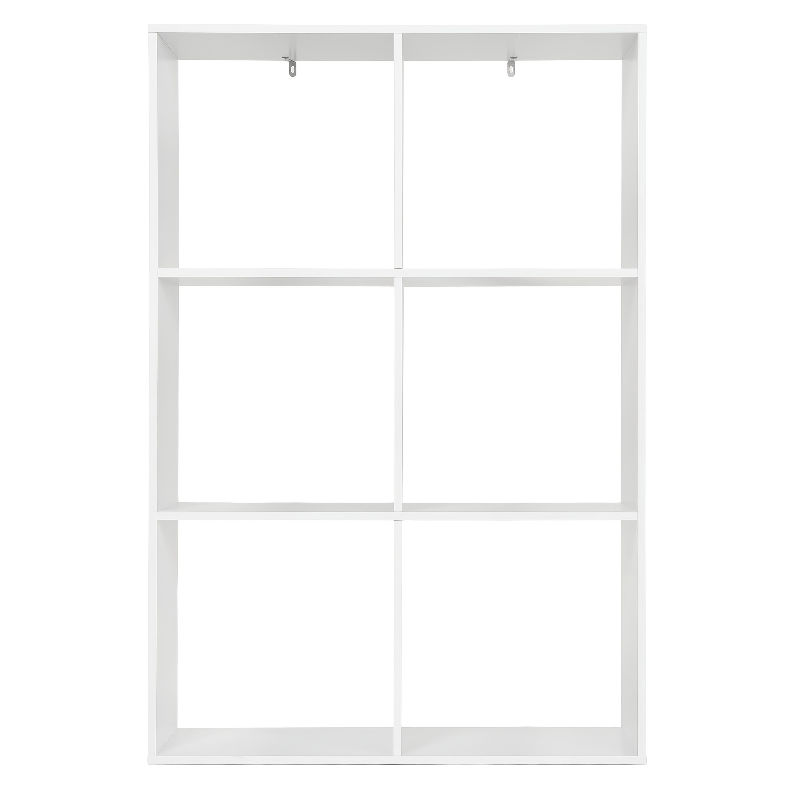 Image of Wooden 3-tier Floor-standing Bookshelf With Anti-tip, 6-shelf Freestanding Bookcase Suitable For Office & Study, , Sturdy Wood Shelving Unit, Weight Capacity, Space-saving (wooden, White)