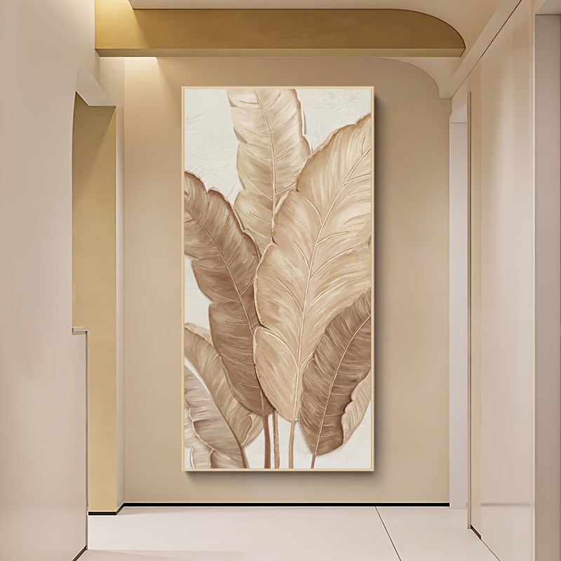 

Frameless -sabi Wind Canvas Posters: Entrance Decoration Art, Business, Luxury Feel, Perfect For Living Room Corridor