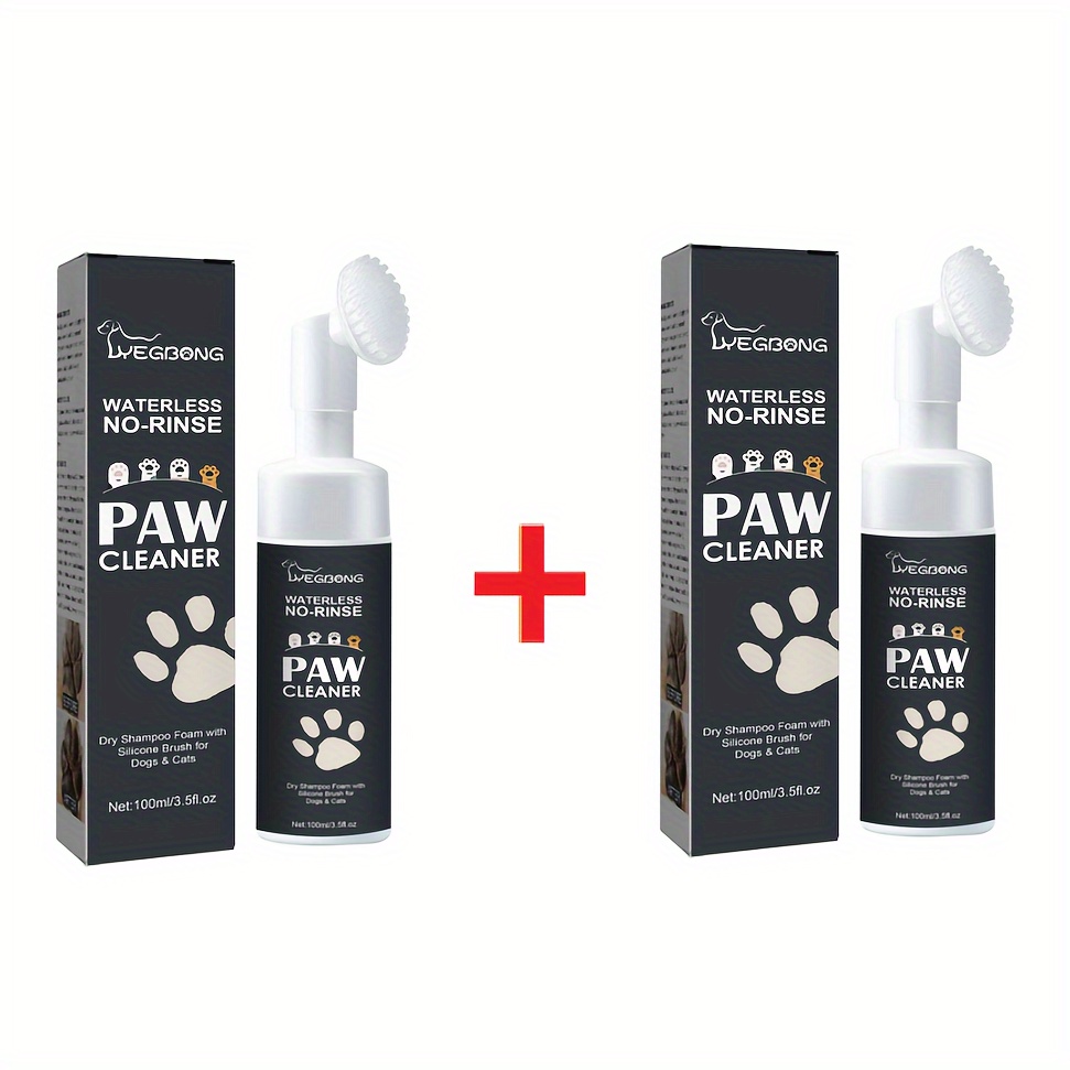 

2 Packs Cleaner Paw Deep Cleaning Foot Soles And Pad Care 100ml+100ml