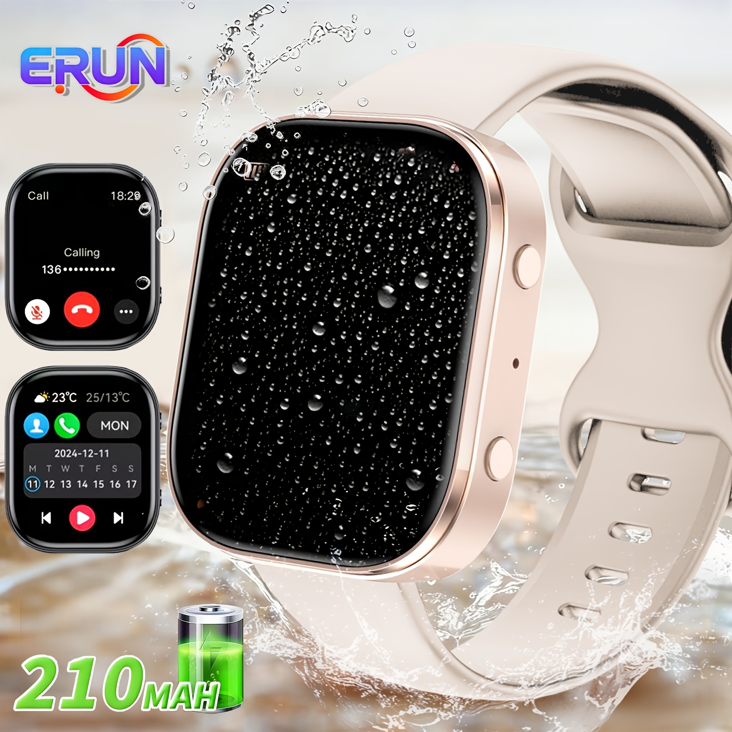 Smartwatch with Wireless Calling and Multiple Sports Modes