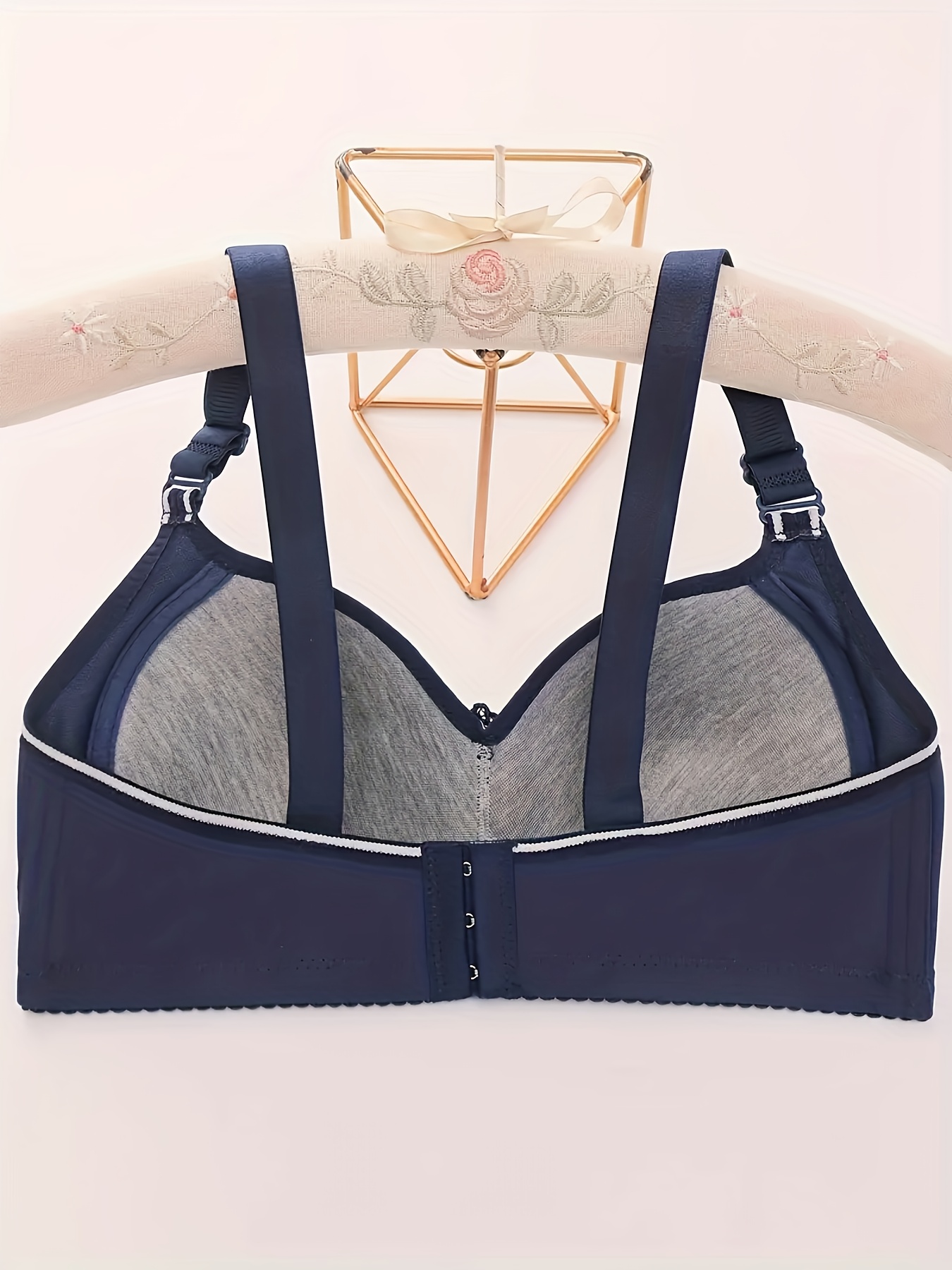 6pcs wire free push up bra with full coverage cups lift shape breathable no underwire bras suitable for daily wear machine washable elegant lingerie Product details 9