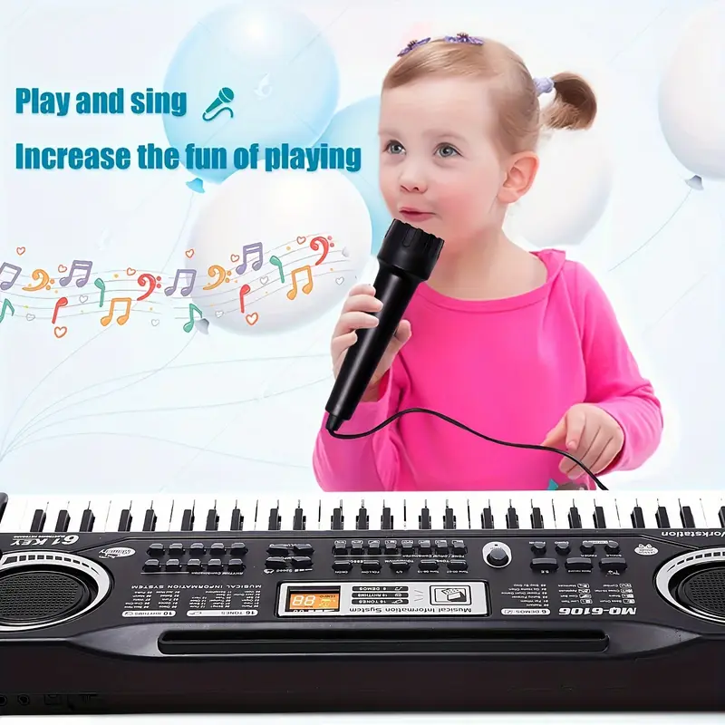 61 key multifunctional toy usb battery for 8 teaching tool for for christmas and halloween details 2