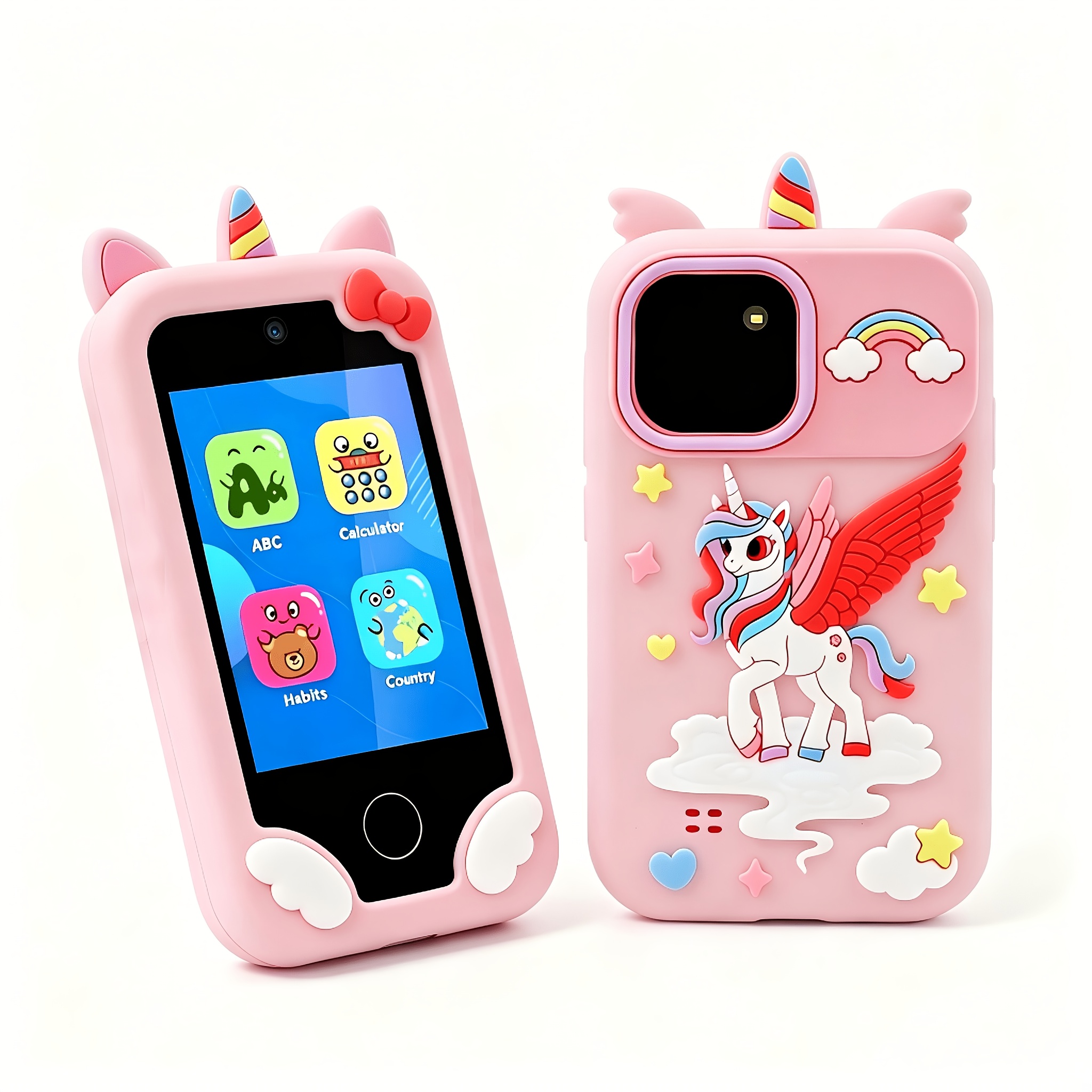 Image of Itmeipc Children's Photo Camera, Hd Touchscreen Dual Camera, Portable Carrying, Lanyard Protective Case Anti-fall, Outdoor Toy, Suitable For Boys Girls, Birthday, Halloween, Christmas Gifts