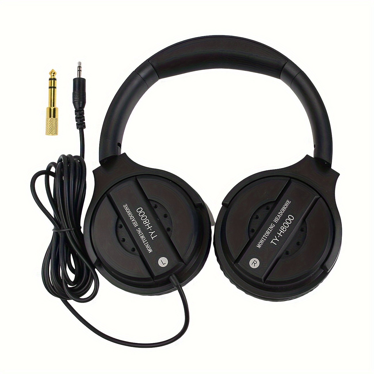 

Urizons -end Headphones Over Ear Earphones Dj Headsets For //computer/electronic Etc Electronic 3.5-6.5mm Adapter