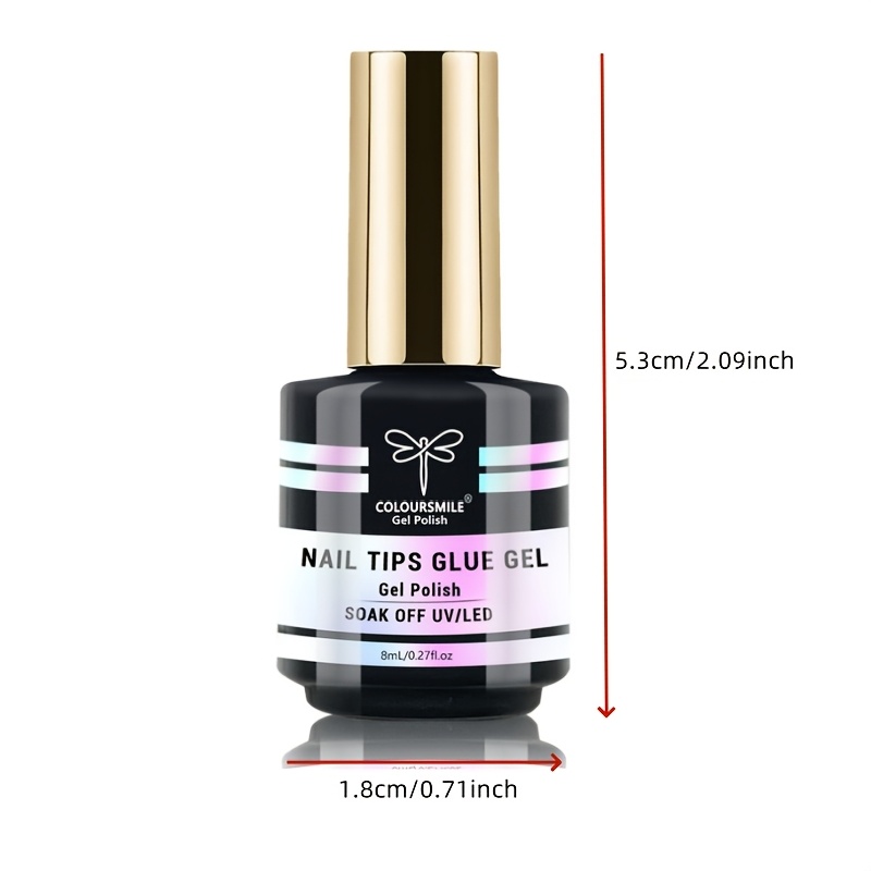 Image of Super Strong Nail For Acrylic Nails, Press-on Nails, Fake Nails - , Easy Application, Durable & Long-lasting False Nail, Requires /led Lamp For Use, Nail Tips Gel